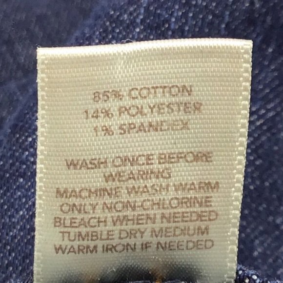 Ann Taylor Loft Womens Size 8 Modern Boot Jeans Inseam 33" Whiskering Stretch - Picture 10 of 11